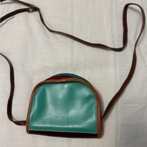 Vera Pelle Genuine Leather Made in Italy Handbag - Picture 3 of 5